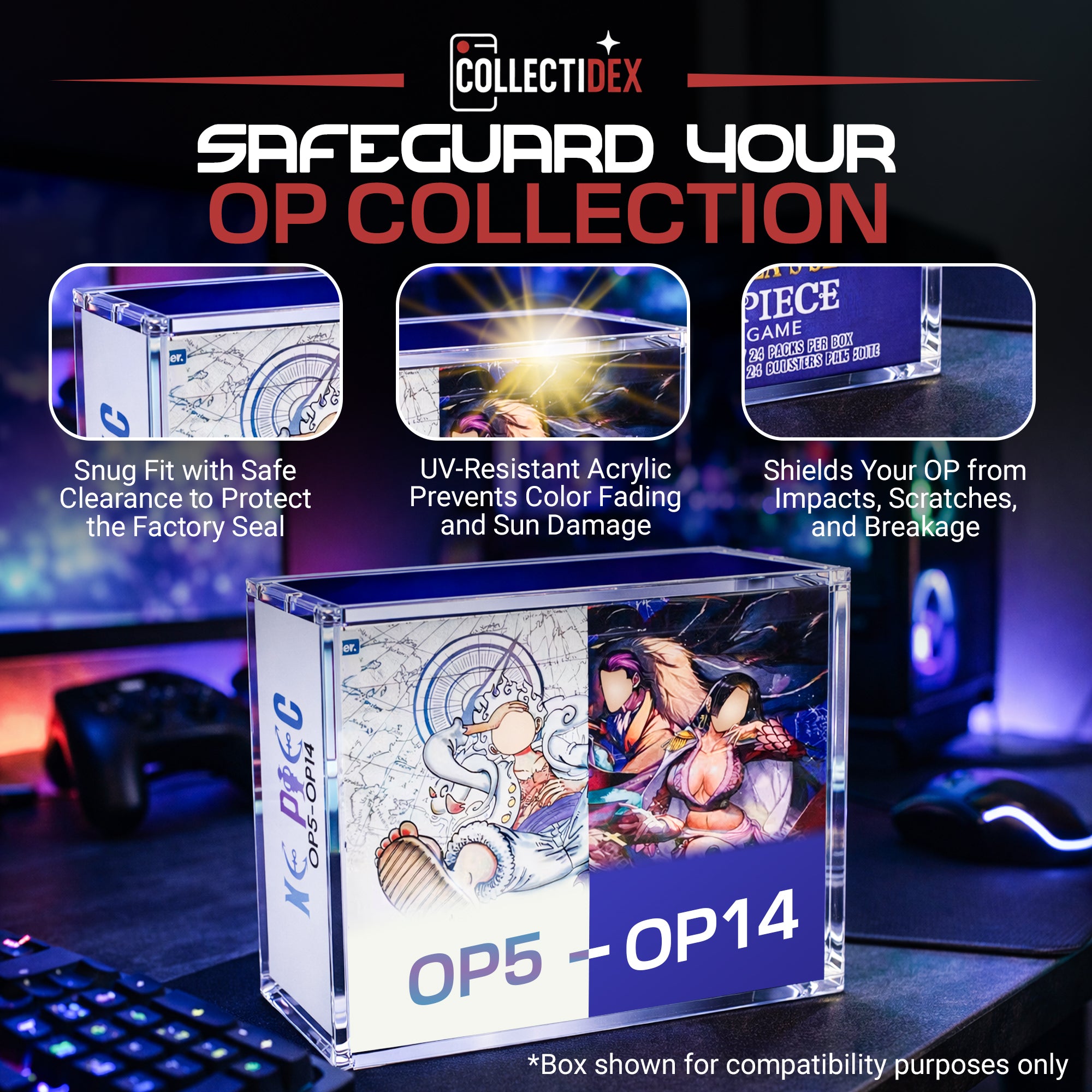 One Piece OP4-OP16 Acrylic Case