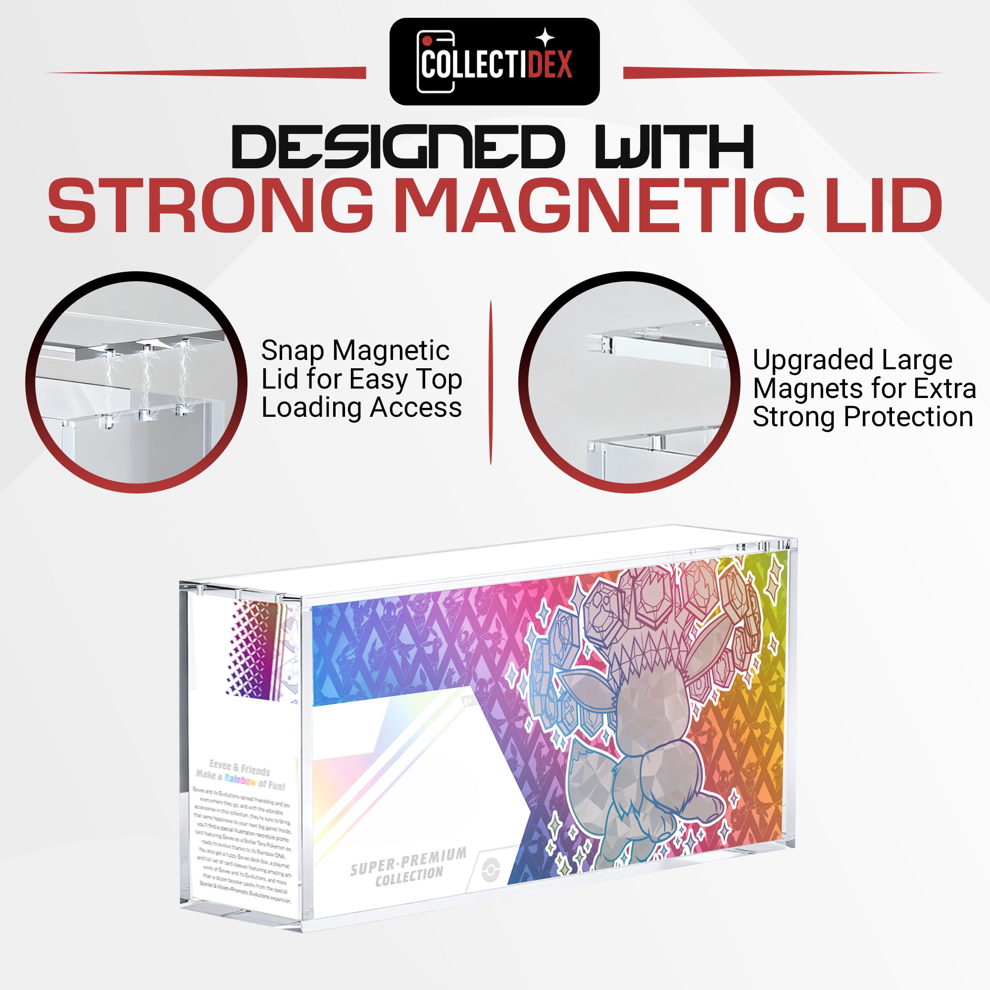 Prismatic Evolutions SPC Acrylic Case