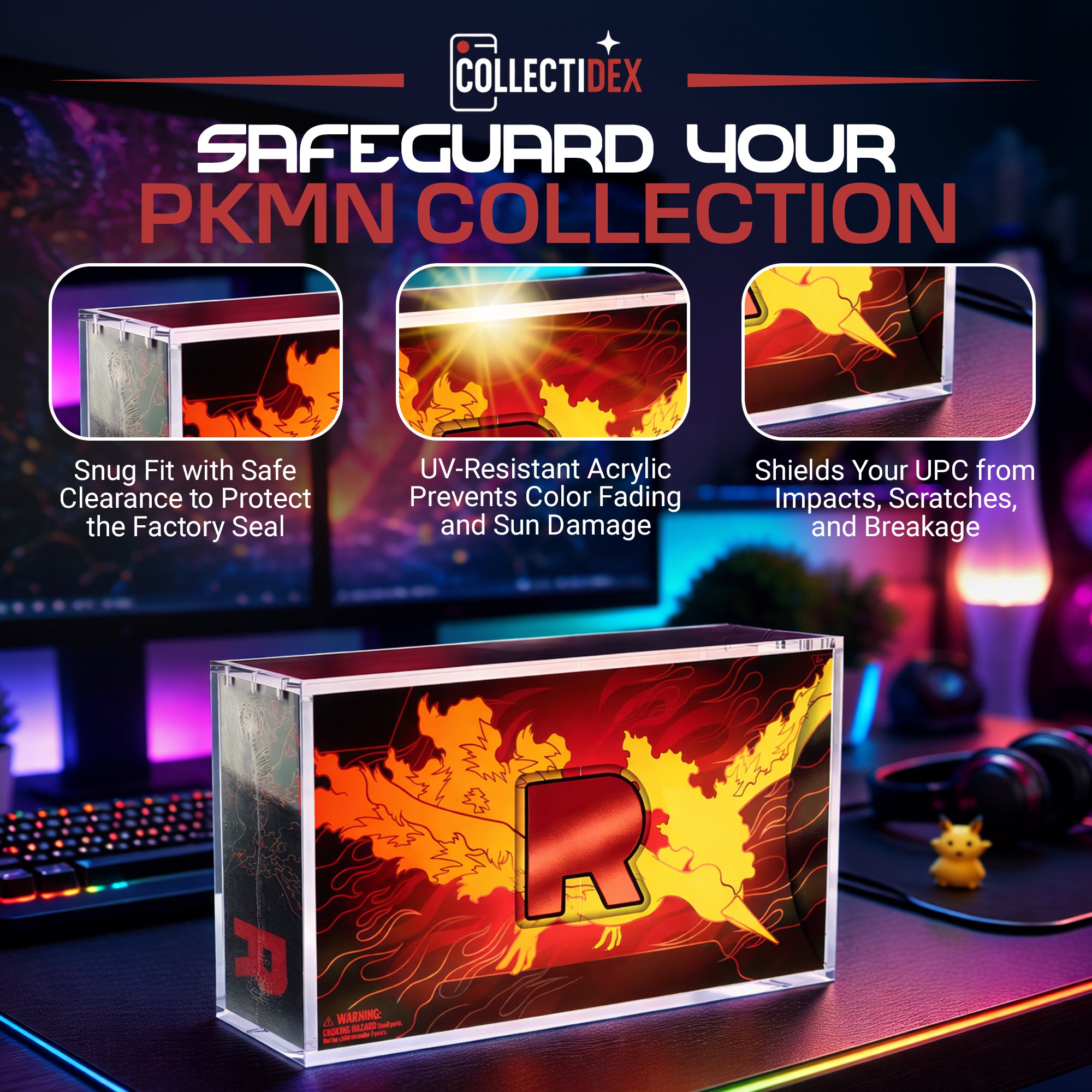 Moltres EX Acrylic Case